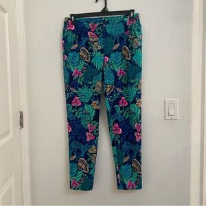 Lilly Pulitzer size 12 Life of the Party corso pants golf luxletic